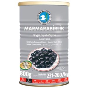 Marmarabirlik Svarte Oliven Tinn Hiper L 1200gr X 6