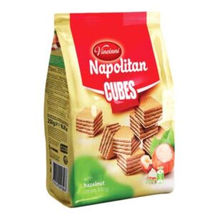 Vincinni Napolitan Cubes Hazelnut 250gr X 12