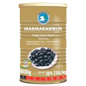 Marmarabirlik Svarte Oliven Tinn Mega XL 1200gr X 6
