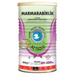 Marmarabirlik Svarte Oliven Tinn Az Tuzlu Hususi S 1200gr X 6