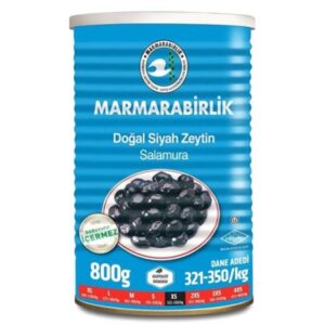 Marmarabirlik Svarte Oliven Tinn Ekstra XS 1200gr X 6