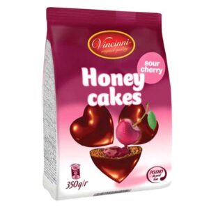 Vincinni Honey Cakes Cherry 350gr X 8