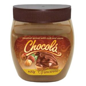 Vincinni Hazelnut Spread Chocola in Jar 400gr X 12