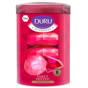 Evyap Duru Diamonds Red PVC 90gr X 4 X 16