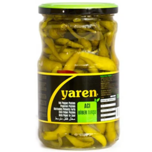 Yaren Syltede Hot Pepper Sterk I Glass 1700ml X 6