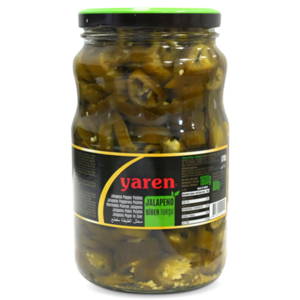 Yaren Syltede Jalepenos i Glass 1700ml X 6
