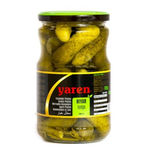 Yaren Syltede Kornishon Agurk I Glass 720ml X 12
