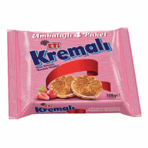 Eti Kremali Kjeks Strawberry 488gr X 10