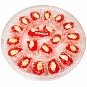 Koska Turkish Delight Palace Rose-Almond Round 300gr  X 12