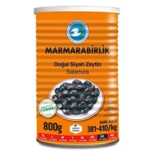 Marmarabirlik Svarte Oliven Tinn Luks 3XS 1200gr X 6