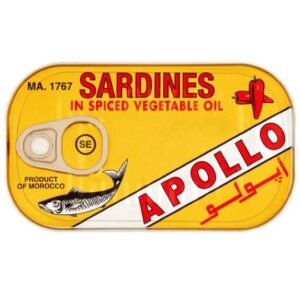Sardiner Apollo Med Chili 125gr X 50