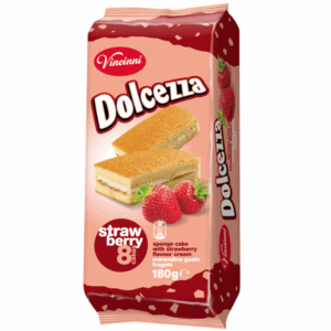 Vincinni Dolcezza Cake Bars Strawberry 180gr X 12