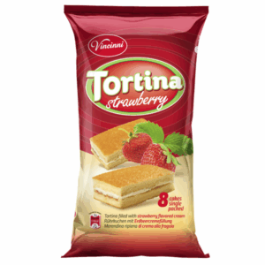 Vincinni Tortina Strawberry 200gr X 12