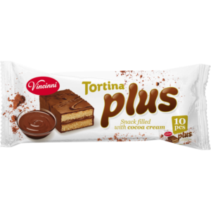 Vincinni Tortina Plus Cocoa 300gr X 12