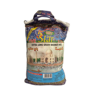 5 Star Basmati Ris 10kg X 2