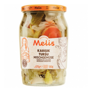 Melis Mixed Pickled Vegetables 720ml X 12