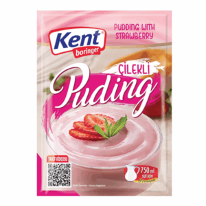 Kent Boringer Puding Strawberry Flavoured 125gr X 24