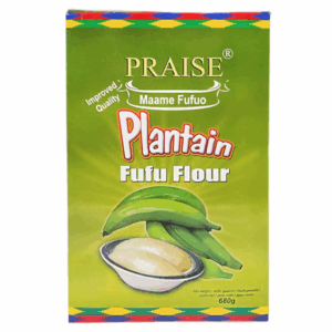 Praise Plantain Fufu Flour 680gr X 12
