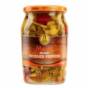 Melis Mixed Pickled Peppers 720ml X 12