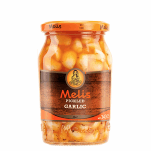 Melis Hot Pickled Garlic 370ml X 12