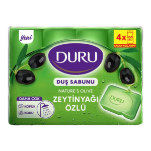 Evyap Duru Naturel Soap Olive Oil 150gr X 4 X 18