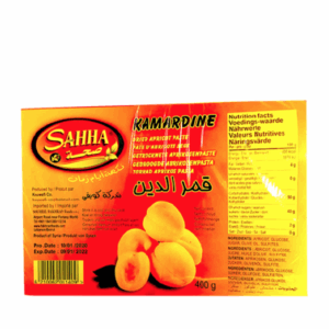 Sahha Aprikos Kamardine Dry 400gr X 20