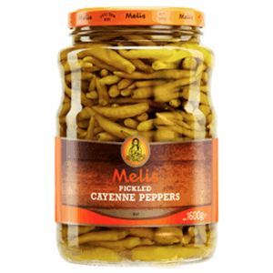 Melis Pickled Hot Cayenne Peppers 1700ml X 6