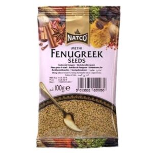 Natco Fenugreek Seeds (Methi) 100gr X 20