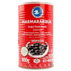 Marmarabirlik Svarte Oliven Tinn Minyon 4XS 1200gr X 6