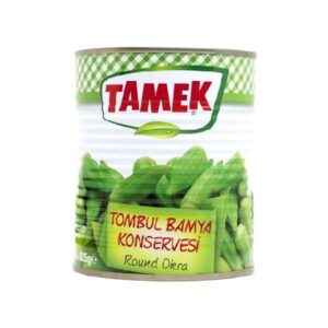 Tamek 825 gr Rundt okra, bamya tin (TOMBUL) X 12