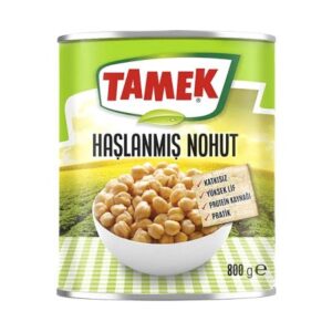 Tamek 800 gr Koked chick peas tin X 12