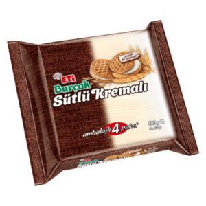 Eti Burcak Yulafli with Milk Cream 400gr X 18
