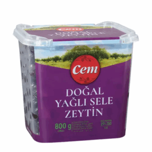 Cem Svarte Oliven Yagli Sele 800gr X 12