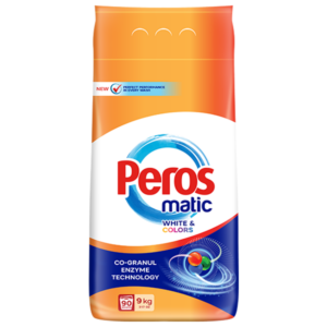 Peros Powder Detergent Matic White and Colour (Pose) 9kg X 2