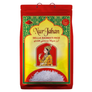 India Gate Indian Nurjahan Sella Basmati Rice 5kg X 4