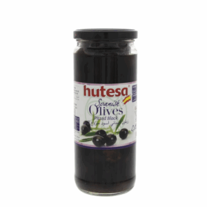 Hutesa Svarte Oliven Glass U/Stein 690gr X 12