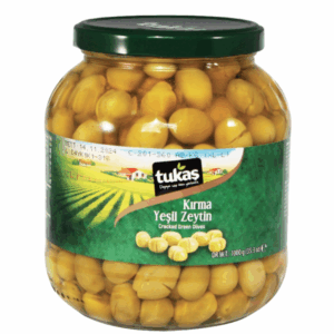 Tukas Cracked Green Olives (201-260) 1000gr X 6