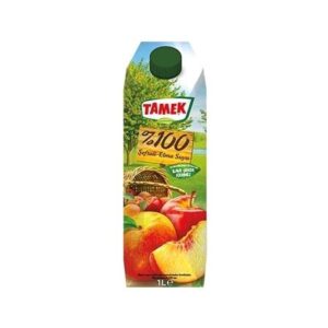 Tamek %100 Peach and Apple Juice 1lt X 12