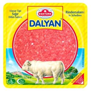 Egeturk Dalyan Macar Type Sliced Beef Salami 150gr X 16