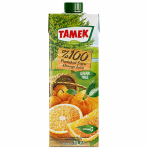 Tamek %100 Orange Juice 1lt X 12
