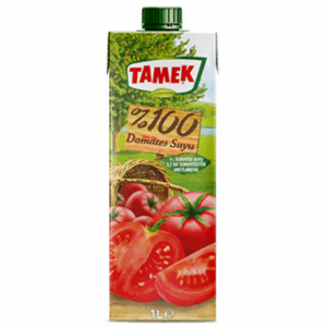 Tamek %100 Tomato Juice 1lt X 12