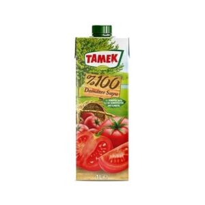 Tamek %100 Tomato Juice 1lt X 12