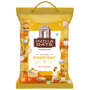 India Gate Indian Everyday Basmati Rice 5kg X 4