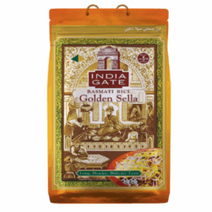 India Gate Indian Golden Sella Basmati Rice 5kg X 4