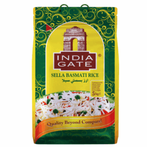 India Gate Indian Sella Basmati Rice 5kg X 4