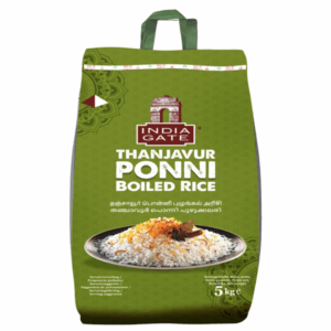 India Gate Paraboiled Ponni Rice 5kg x 4