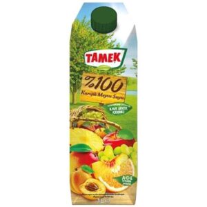 Tamek %100 Multifruit Juice 1lt X 12