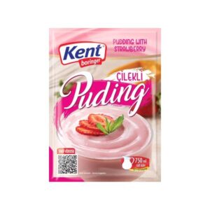 Kent Boringer Puding Strawberry Flavoured 125gr X 24