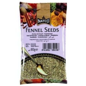Natco Fennel Seeds 100gr X 20