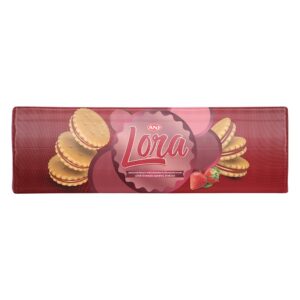 Ani Lora Sand. Biscuit Strawberry Cream 150gr x 24